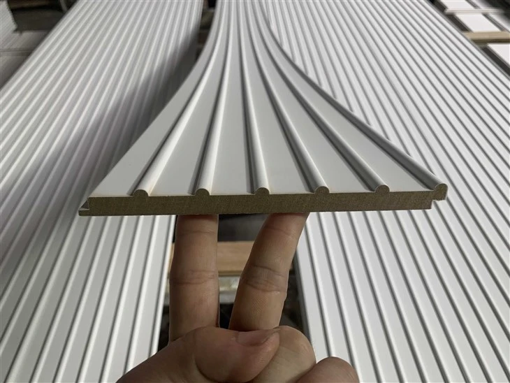 Primed MDF Fluted Wall Panels