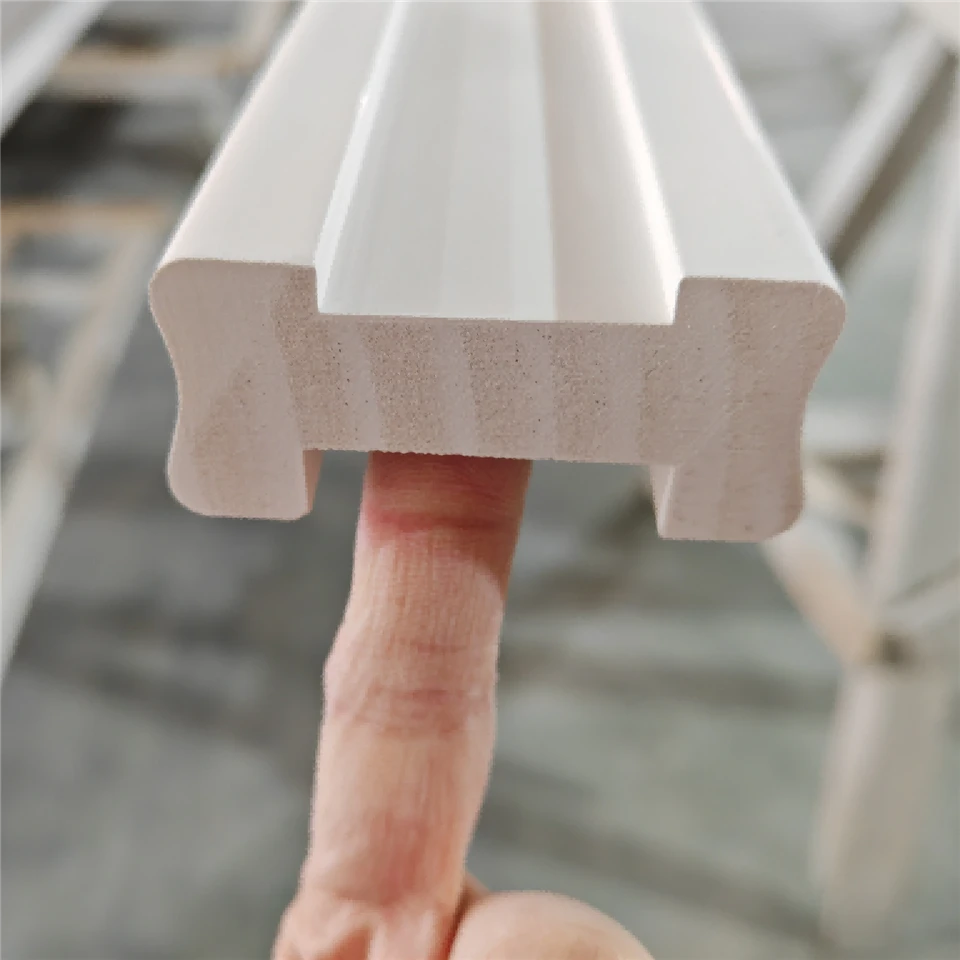 White Primed FJ Pine Baserails Stair Base Rails