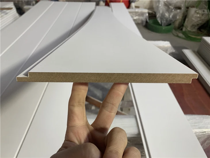 White Primed MDF Nickel Gap Shiplap