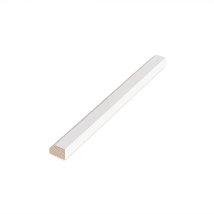 White Primed Wood Pine Base Shoe Moulding