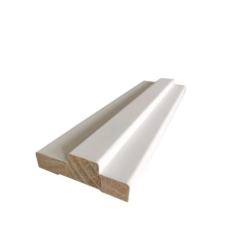 White Primd Wood Door Jamb