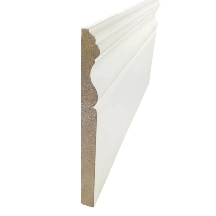 White Primed MDF Baseboard