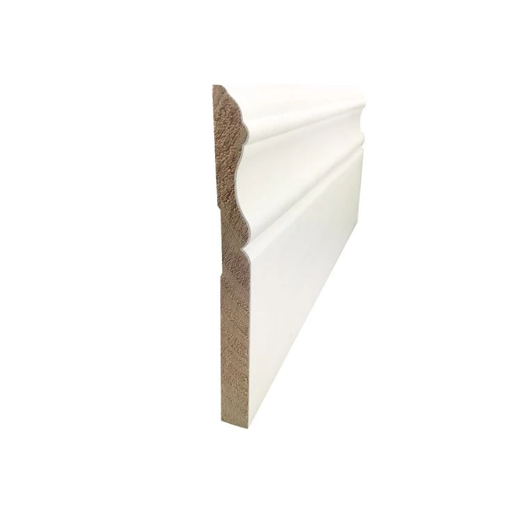 White Primed Pine Baseboard