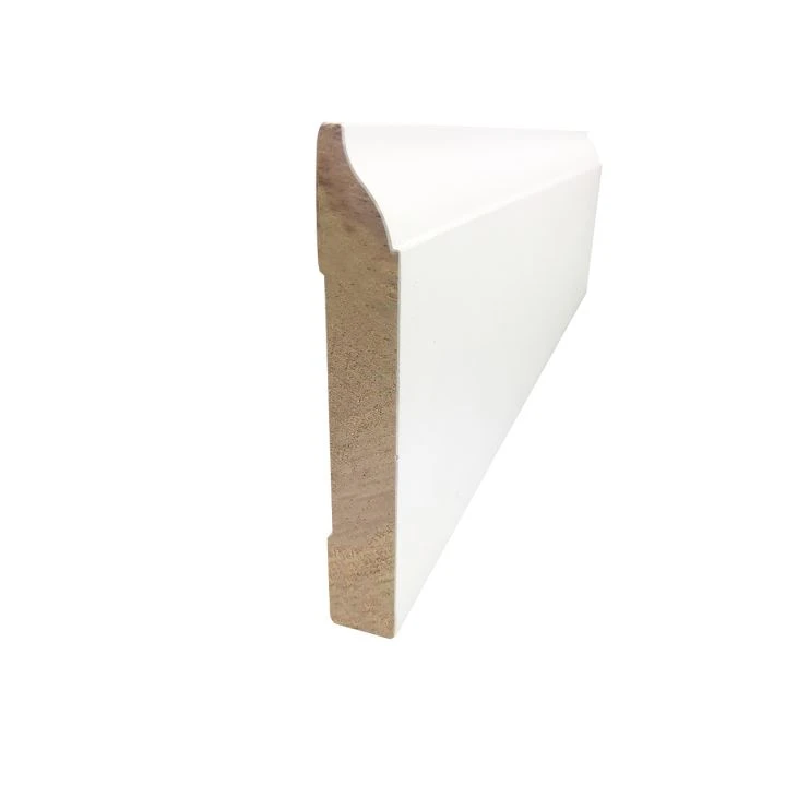Primed Wood Baseboard Moulding