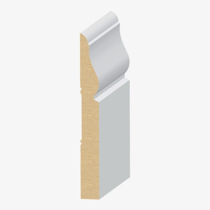 White Primed MDF Base Moulding