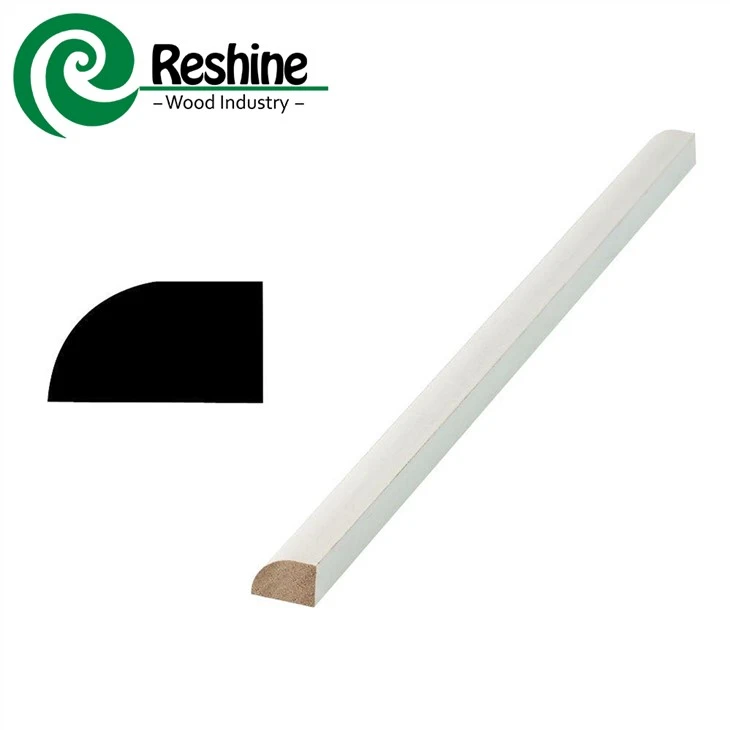 White Primed Wood Shoe Molding