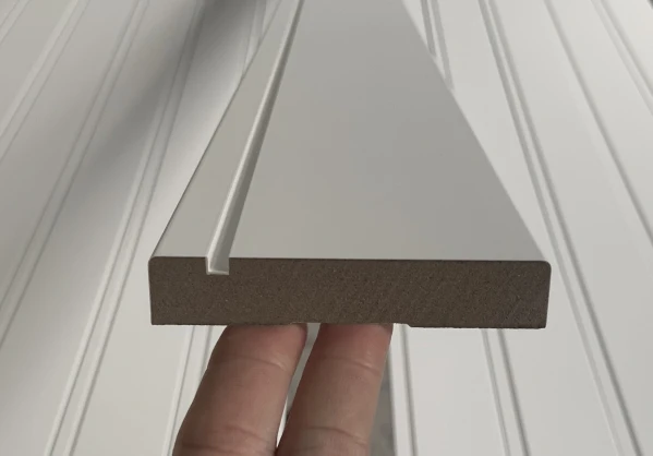 White Primed MDF Baseboard For Apartment