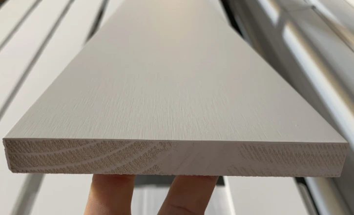 White Primed Pine S4S Square Board Trim Board