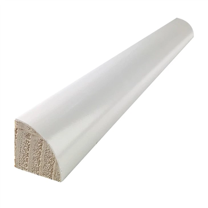 White-primed Quarter Round For Flooring